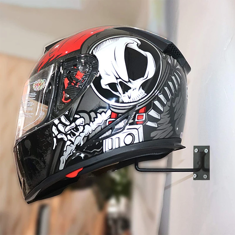 Motorcycle Helmet Metal Wall Mounted Hat Rack Screw Black Paint Baking Rack Bicycle Display Holder Moto Equipments Accessories
Motorcycle Helmet Metal Wall Mounted Hat Rack Screw Black Paint Baking Rack Bicycle Display Holder Moto Equipments Accessories