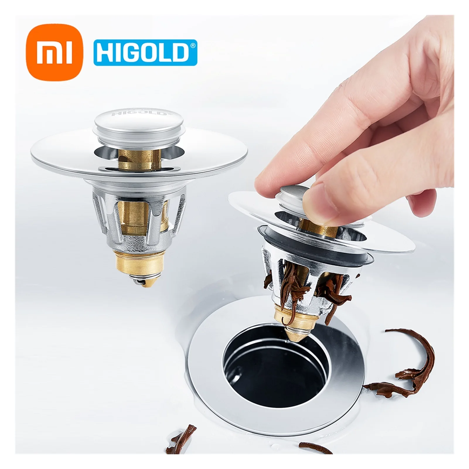 Новый утолщенный медный выдвижной фильтр Xiaomi Higold для умывальника, уловитель волос, дезодорант, пробка для ванны, кухни
Новый утолщенный медный выдвижной фильтр Xiaomi Higold для умывальника, уловитель волос, дезодорант, пробка для ванны, кухни