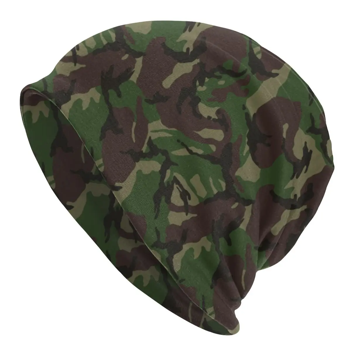 

Unisex British DPM Camo Slouchy Beanie Hat Men Women Military Army Camouflage Hip Hop Knitted Skullies Beanies Caps Outdoor Ski