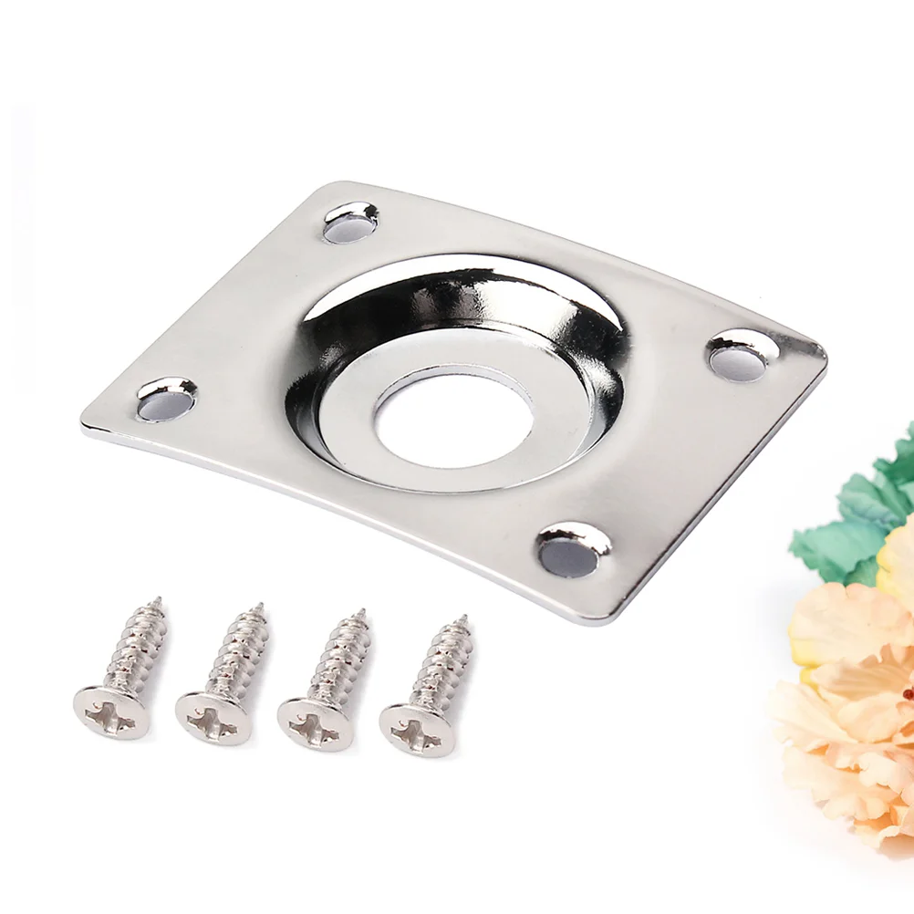Guitar Jack Plate Input Electric Plug Socketoutput Accessories Parts Audio Cable Metal
Guitar Jack Plate Input Electric Plug Socketoutput Accessories Parts Audio Cable Metal