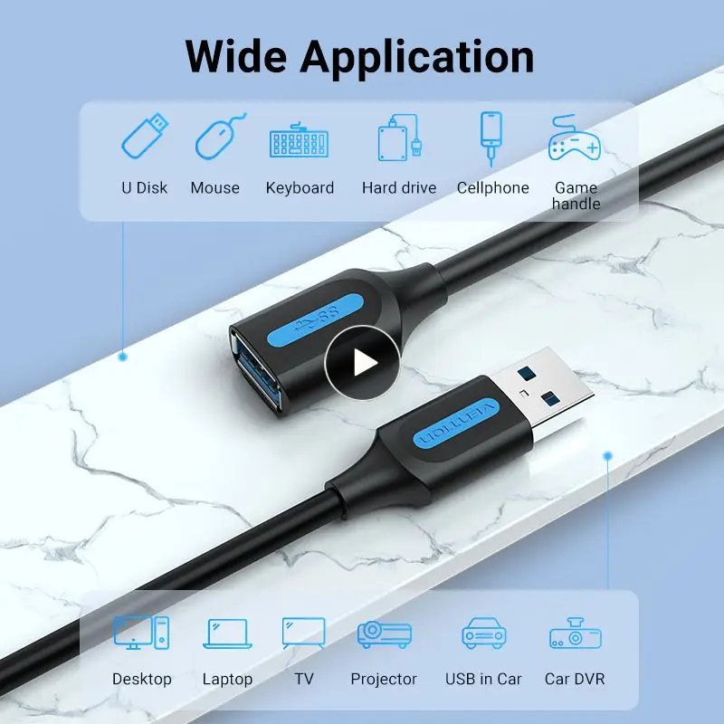 Fast Speed Usb Cable Extension A Male To A Female Usb Cable Usb 3.0 For Pc Smart Tv One Ssd Extender Data Cord Data Cable
Fast Speed Usb Cable Extension A Male To A Female Usb Cable Usb 3.0 For Pc Smart Tv One Ssd Extender Data Cord Data Cable