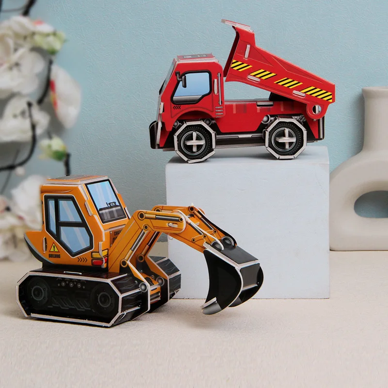 DIY hand-made paper 3D three-dimensional jigsaw construction car model children puzzle toys
DIY hand-made paper 3D three-dimensional jigsaw construction car model children puzzle toys