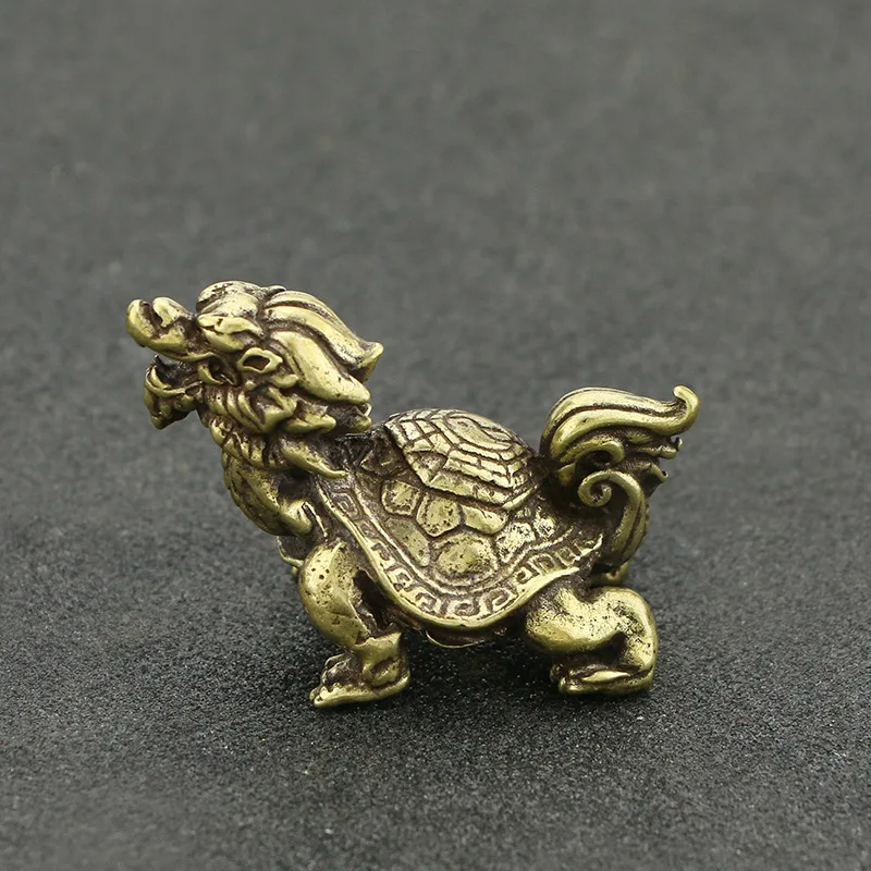 Retro Handmade Mini Copper Statue Mascot Xuanwu Dragon Turtle Decoration Desk Display Bronze Artwork Home Decorations
Retro Handmade Mini Copper Statue Mascot Xuanwu Dragon Turtle Decoration Desk Display Bronze Artwork Home Decorations