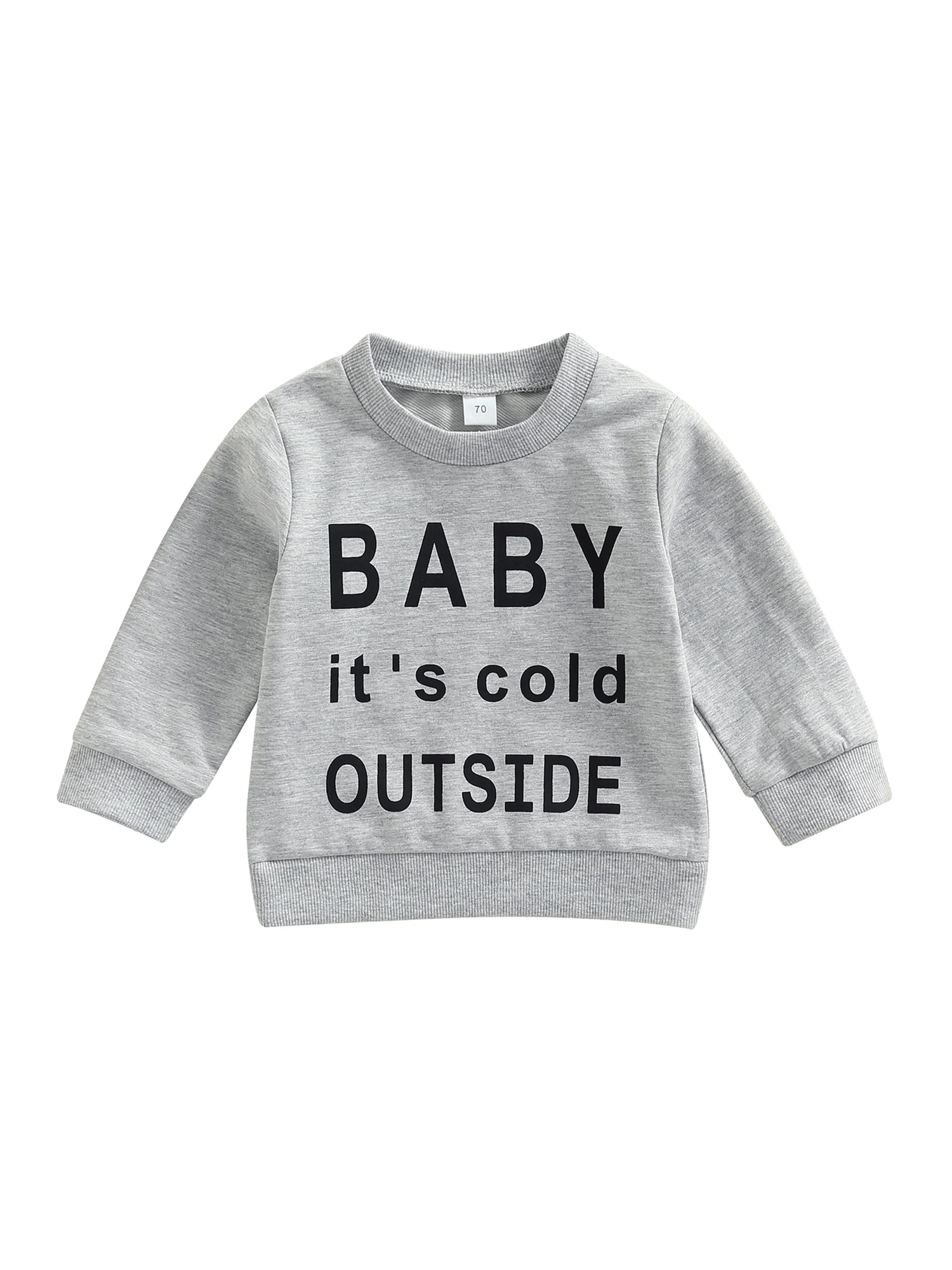 Newborn Infant Baby Boys Girls Pullover Baby It s Cold Outside Sweatshirt Long Sleeve Sweater Fall Clothes
Newborn Infant Baby Boys Girls Pullover Baby It s Cold Outside Sweatshirt Long Sleeve Sweater Fall Clothes