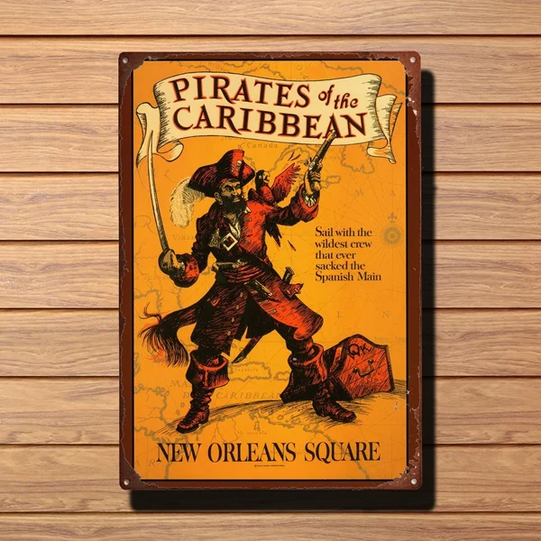 Pirates Of The Caribbean New Orleans Square Vintage Circular Tin Sign Bar Pub Home Metal Poster Wall Art Decor
Pirates Of The Caribbean New Orleans Square Vintage Circular Tin Sign Bar Pub Home Metal Poster Wall Art Decor
