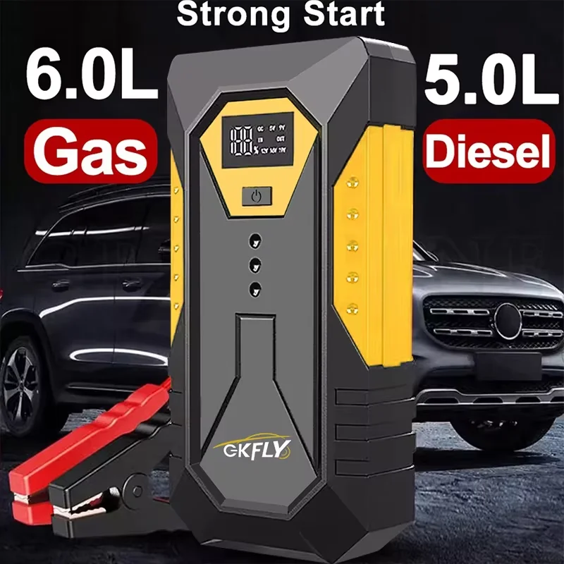GKFLY 3000A/4000A Автомобильный стартер Power Bank Бензиновое дизельное автомобильное зарядное устройство для запуска автомобильного аккумулятора для запуска автомобиля
GKFLY 3000A/4000A Автомобильный стартер Power Bank Бензиновое дизельное автомобильное зарядное устройство для запуска автомобильного аккумулятора для запуска автомобиля