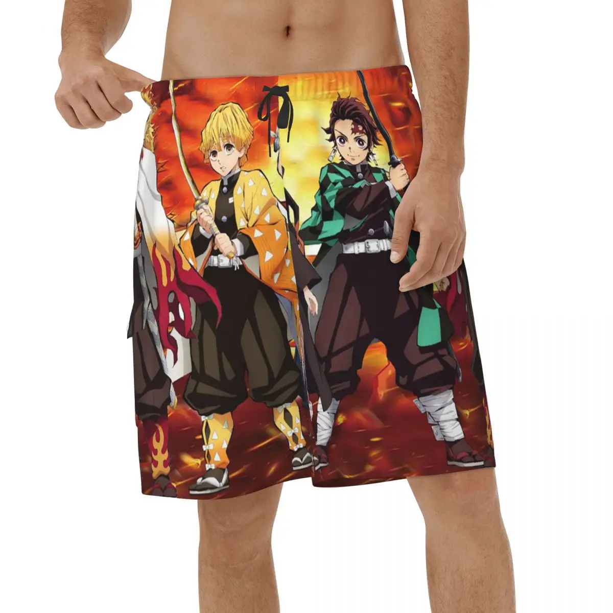 Kimetsu No Yaiba Anime Shorts Quick Dry Men's Swimwear Demon Slayer Kamado Nezuko Beach Men Swim Trunks
Kimetsu No Yaiba Anime Shorts Quick Dry Men's Swimwear Demon Slayer Kamado Nezuko Beach Men Swim Trunks