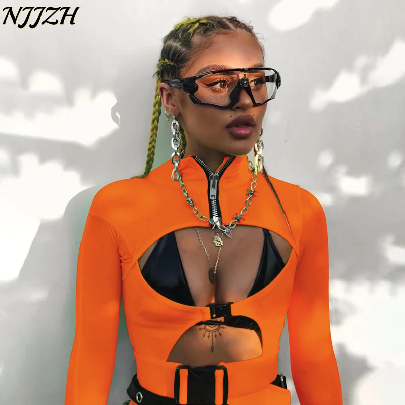NJJZH 2022 winter spring Fashion Women Solid Sexy TurtleneckLong Sleevepack hip Hollow Out Zipper HighWaist Leisure Short Sets 
NJJZH 2022 winter spring Fashion Women Solid Sexy TurtleneckLong Sleevepack hip Hollow Out Zipper HighWaist Leisure Short Sets