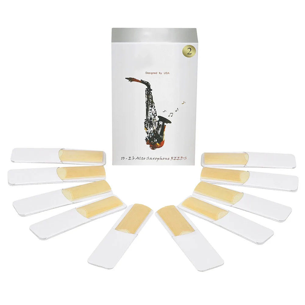 10 PCS Alto Sax Reeds Strength 2 2.5 3 Woodwind Instrument Clarinet Accessories For Alto Sax High Quality Reed Performance
10 PCS Alto Sax Reeds Strength 2 2.5 3 Woodwind Instrument Clarinet Accessories For Alto Sax High Quality Reed Performance