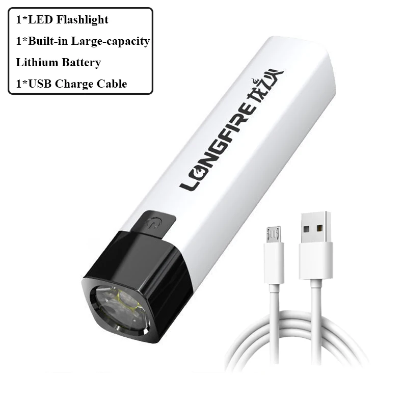 Mini Flashlight Outdoor Super Bright Flashlight Portable USB Charging Led Flashlight Waterproof Camping Powerful Flashlight
Mini Flashlight Outdoor Super Bright Flashlight Portable USB Charging Led Flashlight Waterproof Camping Powerful Flashlight