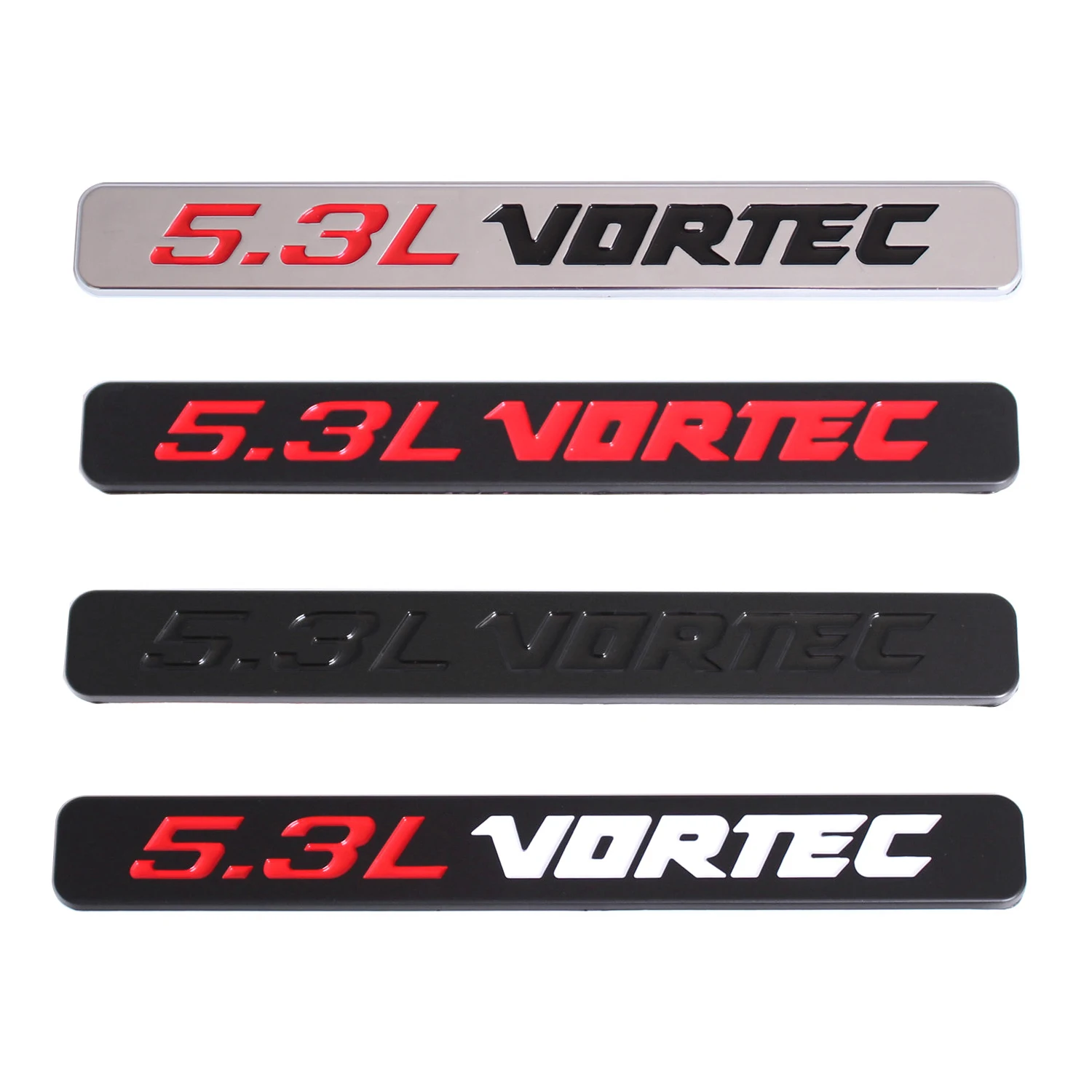 Chrome Black 5.3L VORTEC Fender Door Tailgate Emblem for GMC Sierra Canyon Yukon Chevrolet Colorado Silverado 1500 2500 3500
Chrome Black 5.3L VORTEC Fender Door Tailgate Emblem for GMC Sierra Canyon Yukon Chevrolet Colorado Silverado 1500 2500 3500