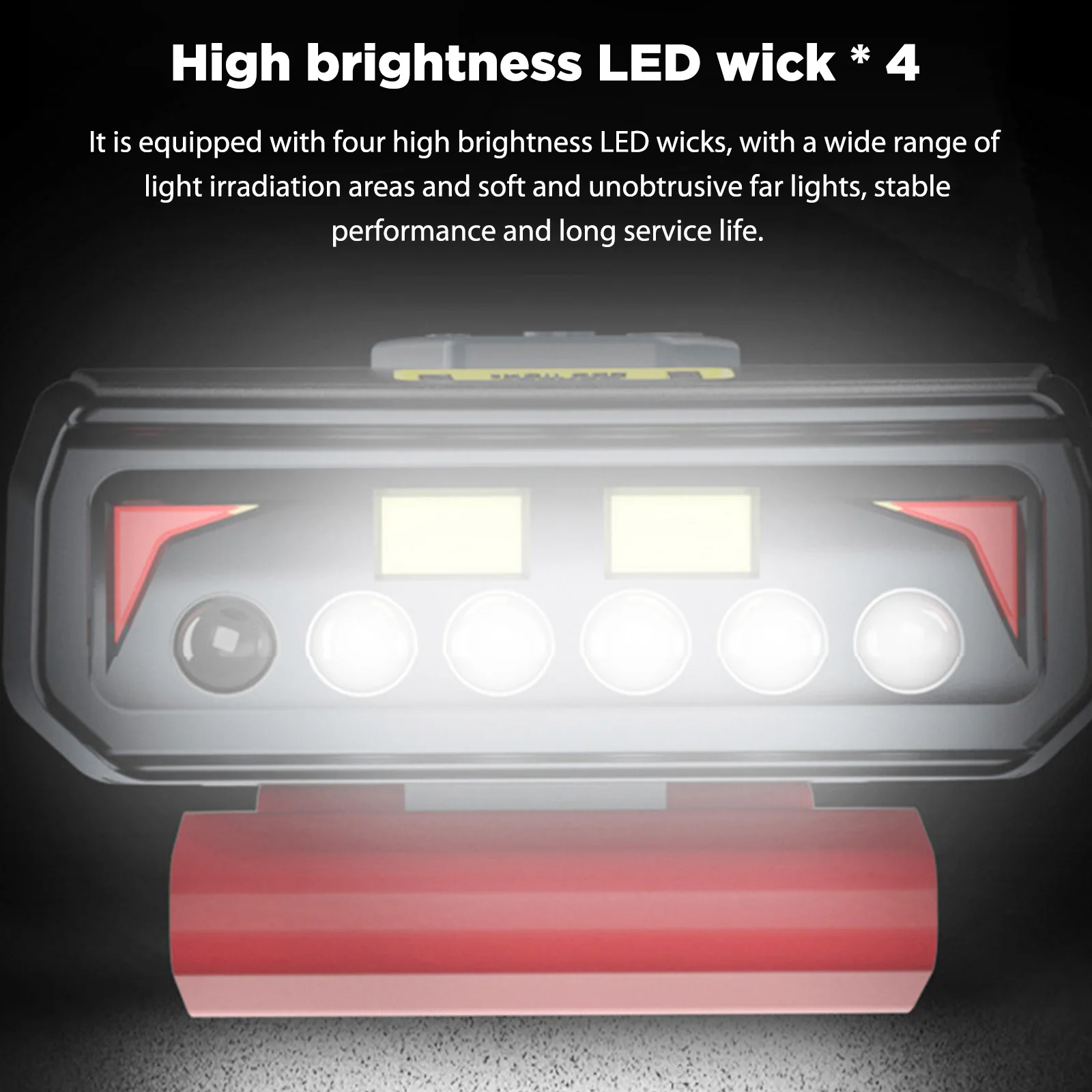 USB Night Running Headlamp Smart Induction 4LED Hiking Head Flashlight 5 Modes 2000mAh IPX5 Waterproof for Night Fishing Reading
USB Night Running Headlamp Smart Induction 4LED Hiking Head Flashlight 5 Modes 2000mAh IPX5 Waterproof for Night Fishing Reading
