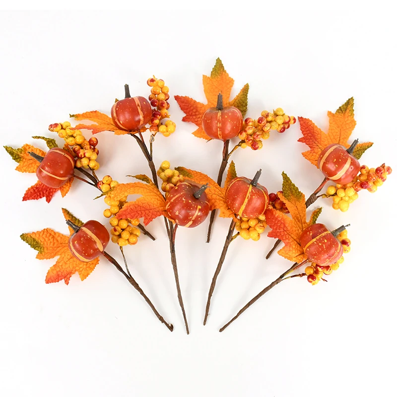 Artificial Maple Leaf Pumpkin Fall Harvest Decor Props Acorn Berries Fake Plant Mini Bouquet Diy Craft Festive Party Supplies
Artificial Maple Leaf Pumpkin Fall Harvest Decor Props Acorn Berries Fake Plant Mini Bouquet Diy Craft Festive Party Supplies