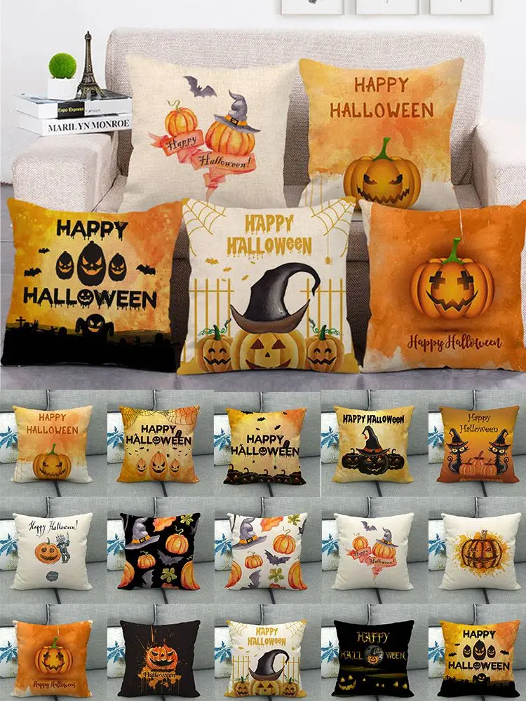 2022 18\" Halloween Pumpkin Cartoon Cushion Cover Pillow Case Sofa Home Party Decor Pumpkin Bat Wizard Ghost Pillowcase
2022 18\" Halloween Pumpkin Cartoon Cushion Cover Pillow Case Sofa Home Party Decor Pumpkin Bat Wizard Ghost Pillowcase