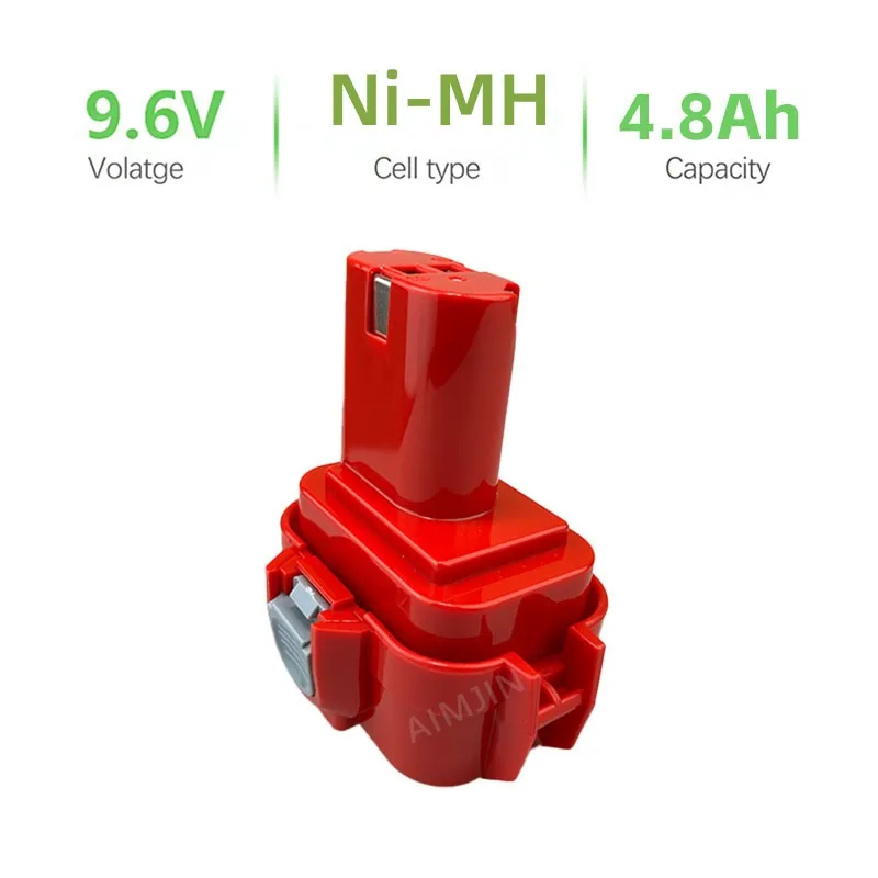 4800mAh 9.6V Ni-MH Rechargeable Battery For Makita PA09 9120 9122 6207D 192595-8,192596-6 Power Tools
4800mAh 9.6V Ni-MH Rechargeable Battery For Makita PA09 9120 9122 6207D 192595-8,192596-6 Power Tools