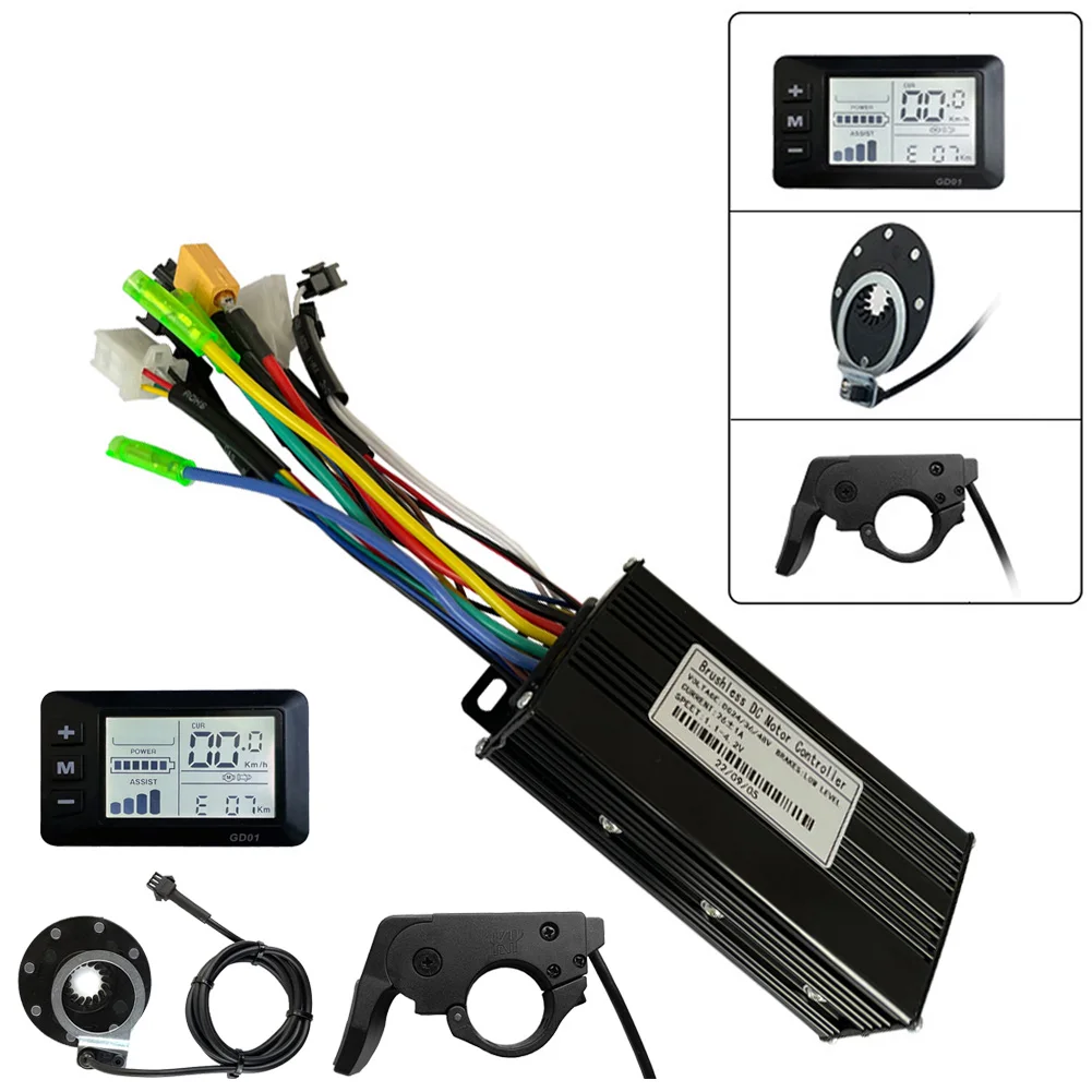 36/48V 26A Sine Wave Controller GD01 Display Throttle 8 PAS Kit For E-Bike MTB E-Scooter Battery Modification Controller Set
36/48V 26A Sine Wave Controller GD01 Display Throttle 8 PAS Kit For E-Bike MTB E-Scooter Battery Modification Controller Set