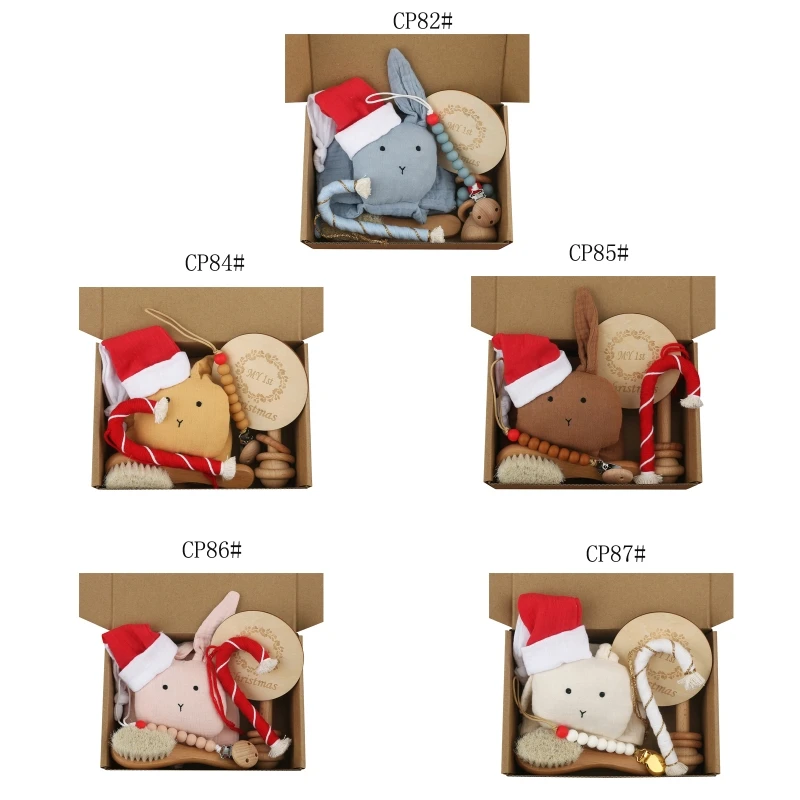 6Pcs Christmas Gift Set Baby Stuff Newborn Christmas Card Baby Cotton Soothe Appease Towel Pacifier Chain Clip Hairbrush
6Pcs Christmas Gift Set Baby Stuff Newborn Christmas Card Baby Cotton Soothe Appease Towel Pacifier Chain Clip Hairbrush