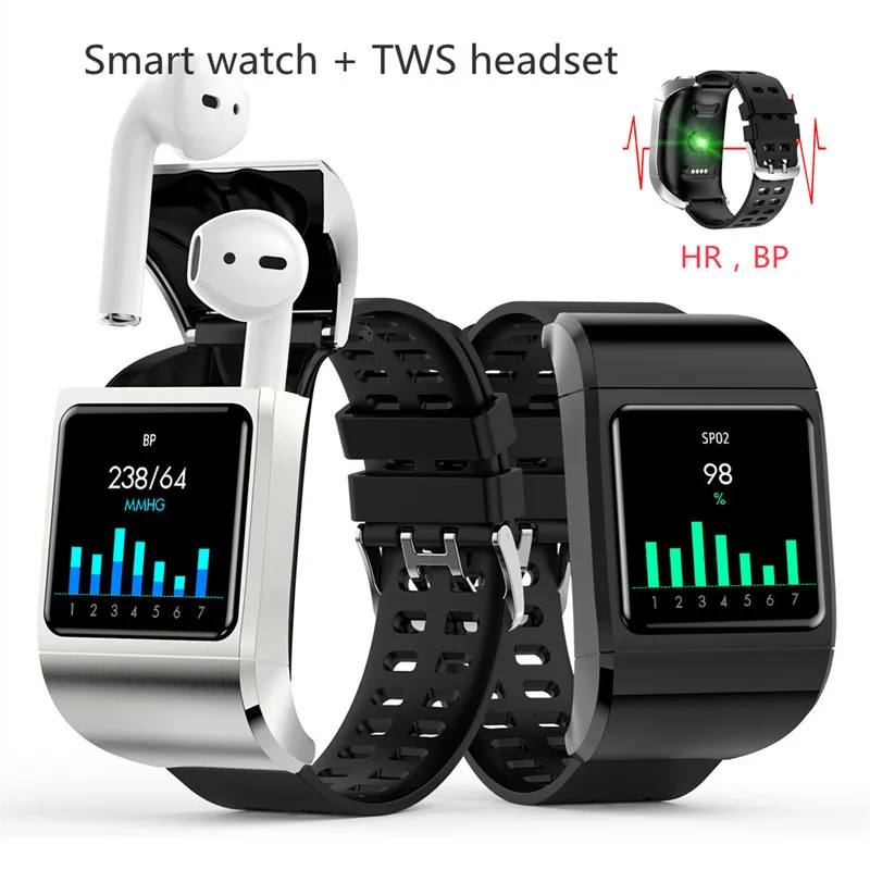 2022 Upgraded TWS Bluetooth Headset Smart Watch 2 in 1 Men Women Sports Fitness Tracker Heart Rate Monitor Full Touch Waterproof
2022 Upgraded TWS Bluetooth Headset Smart Watch 2 in 1 Men Women Sports Fitness Tracker Heart Rate Monitor Full Touch Waterproof