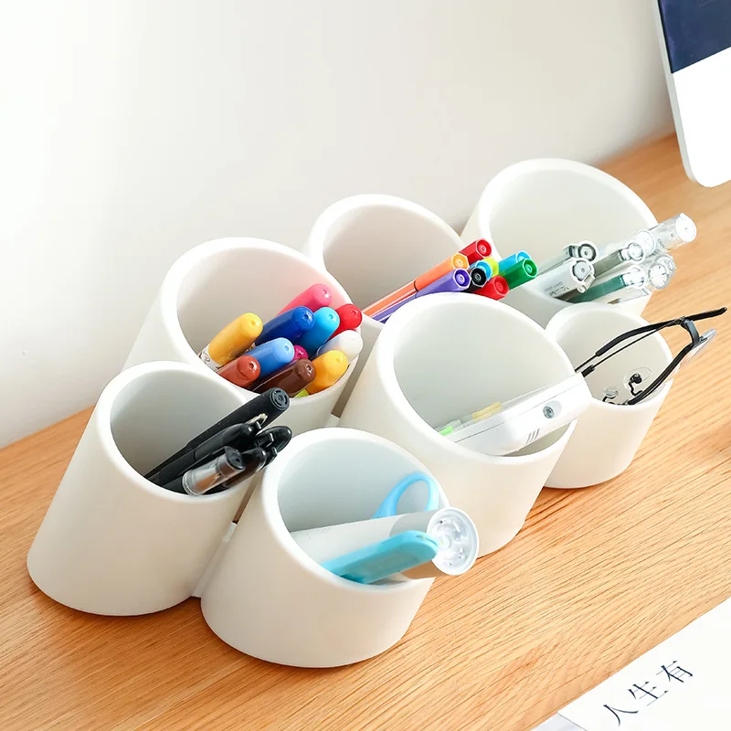Pen Holder Desktop Organizer Slant Insert Pen Holder Multi-hole Wall Hanging Multi-compartment Round Creative Marker Shelf
Pen Holder Desktop Organizer Slant Insert Pen Holder Multi-hole Wall Hanging Multi-compartment Round Creative Marker Shelf