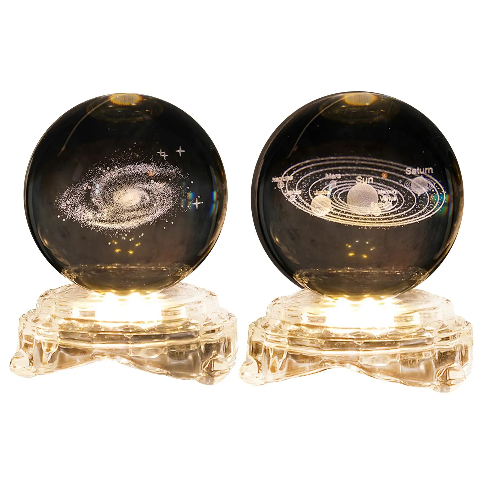 60mm Crystal Ball Night Lamp USB Plug Play Bedside Lamp Warm White LED Light Decorative for Bedroom Home Desk Decor Ornaments
60mm Crystal Ball Night Lamp USB Plug Play Bedside Lamp Warm White LED Light Decorative for Bedroom Home Desk Decor Ornaments