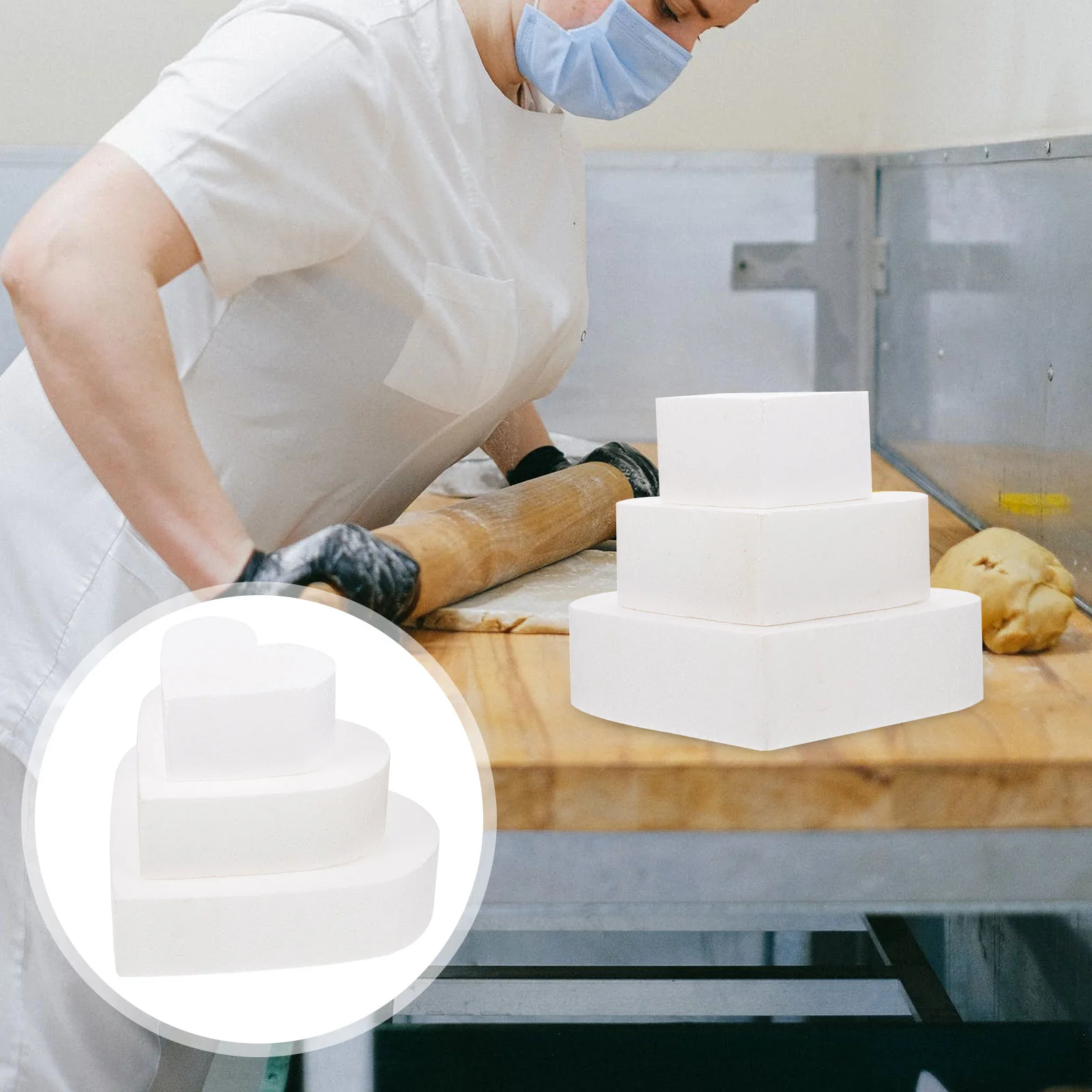 Cake Dummystyrofoam Heart Dummies Polystyrenedecorating Wedding Practice Display Craftmodel Cakes Diy Shaped Rounds Fake Mold
Cake Dummystyrofoam Heart Dummies Polystyrenedecorating Wedding Practice Display Craftmodel Cakes Diy Shaped Rounds Fake Mold