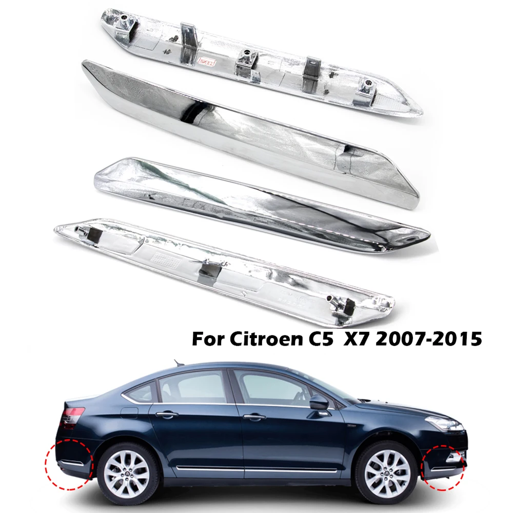 Chrome Front Rear Bumper Cover Trim Strip Sticker For Citroen C5 X7 2007-2015 Anti-scratch Protection Styling DIY Decoration
Chrome Front Rear Bumper Cover Trim Strip Sticker For Citroen C5 X7 2007-2015 Anti-scratch Protection Styling DIY Decoration