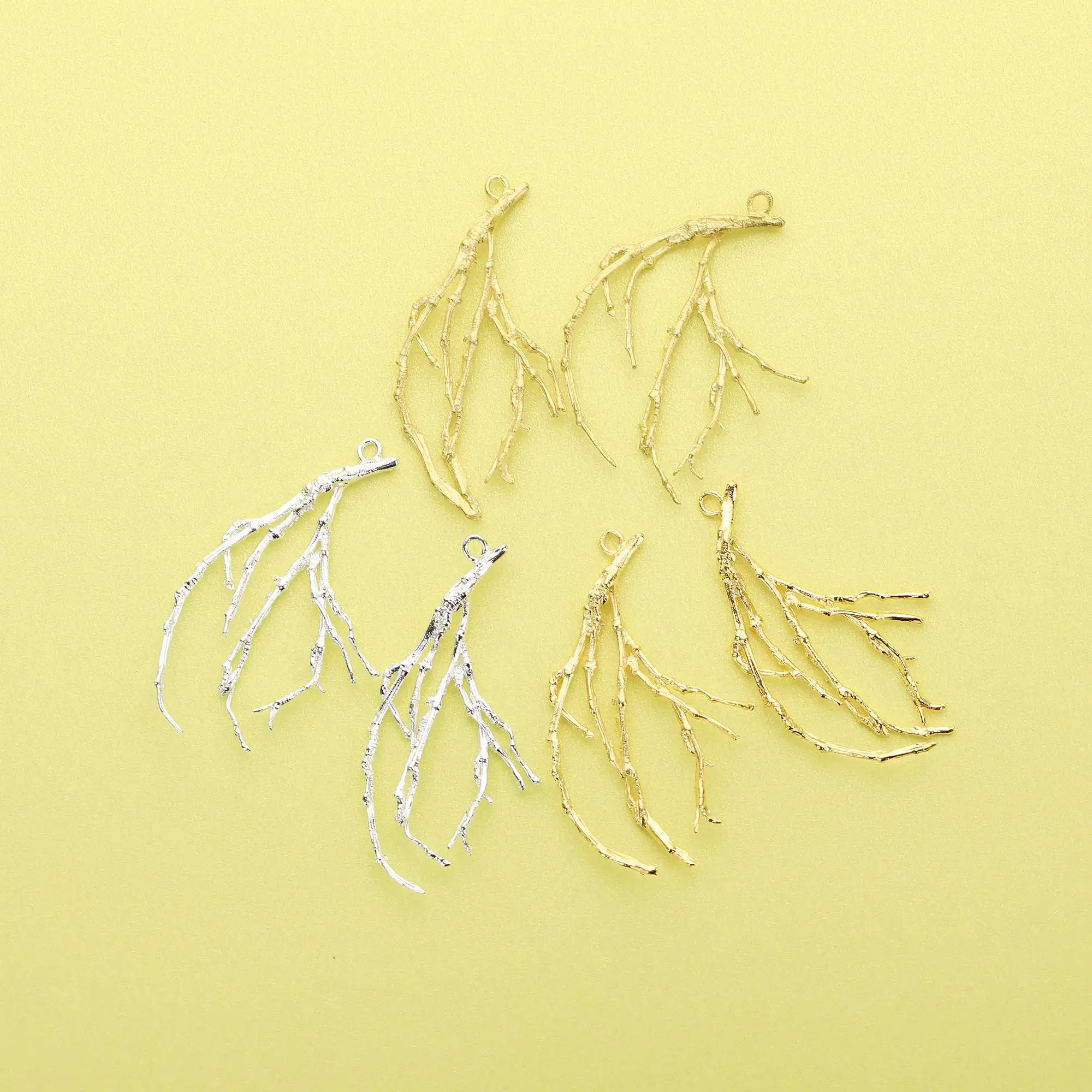5Pcs 20x40MM Tree Root Pendant Charm,Silver Gold Plated Brass DIY Charm Supplies 1800542
5Pcs 20x40MM Tree Root Pendant Charm,Silver Gold Plated Brass DIY Charm Supplies 1800542