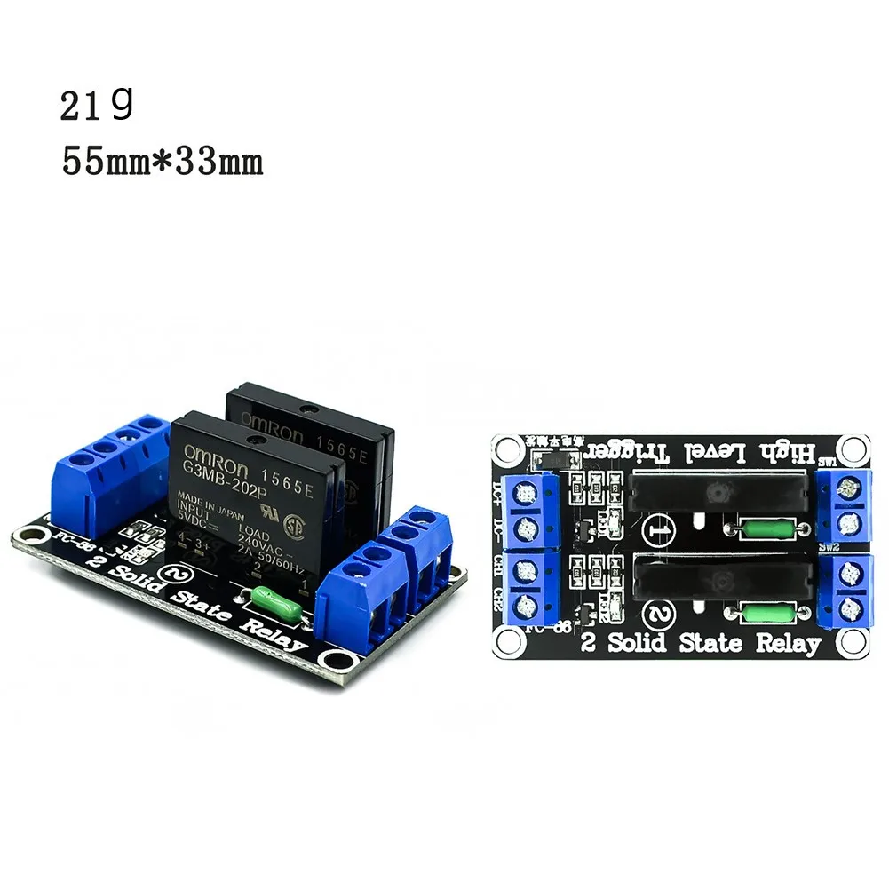 Optional Channel SSR 5V Relay Module 1/2/4/8 Channel 1pcs Equipment For PI AVR PIC G3MB-202P Durable High Quality
Optional Channel SSR 5V Relay Module 1/2/4/8 Channel 1pcs Equipment For PI AVR PIC G3MB-202P Durable High Quality