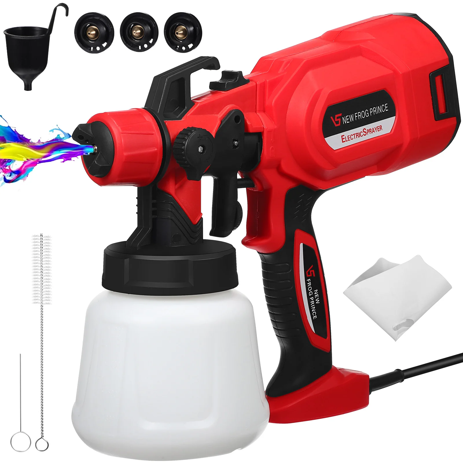 Automatic High Pressure Spray Paint Handheld Sprayer Electric Painter Abs Machine
Automatic High Pressure Spray Paint Handheld Sprayer Electric Painter Abs Machine