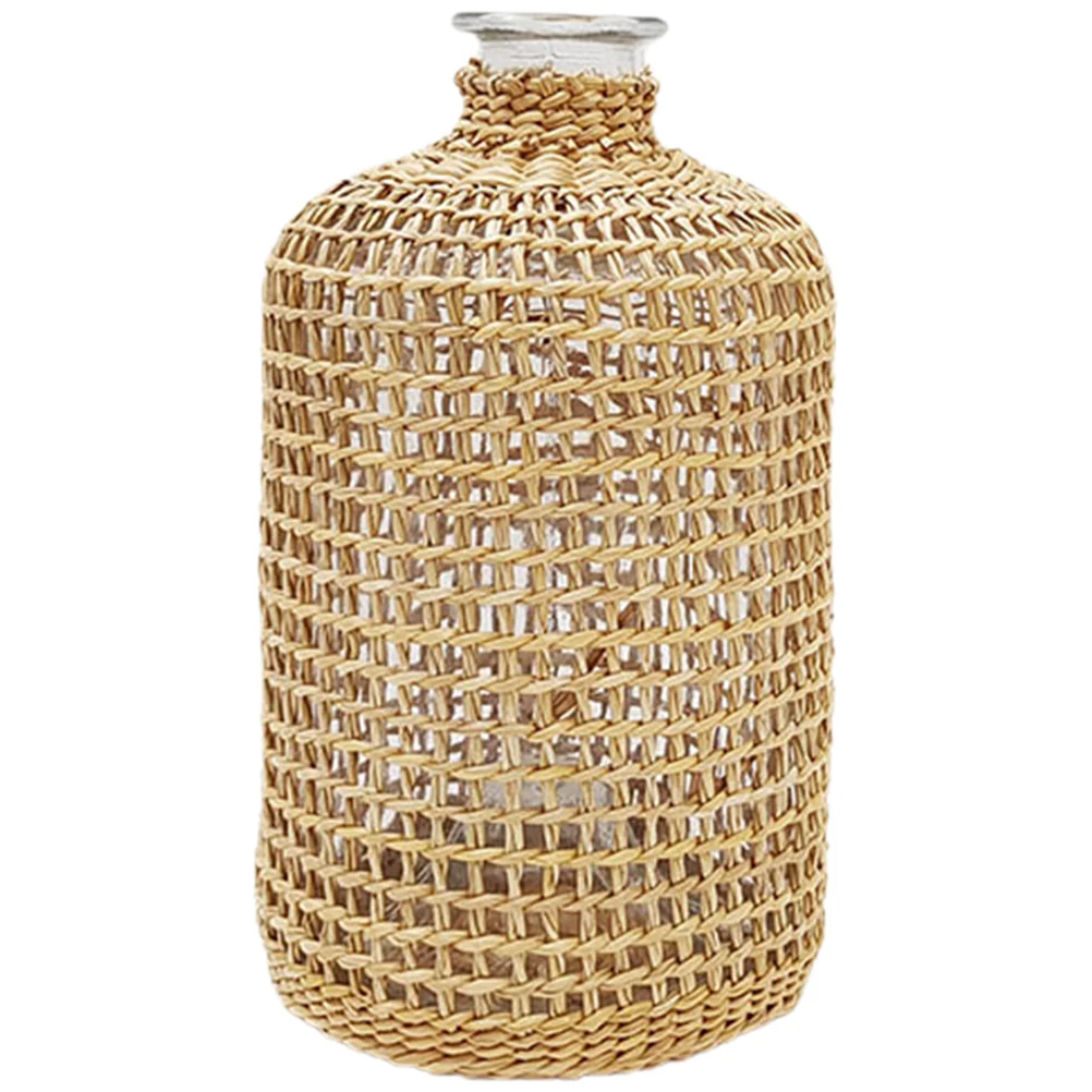Vase Flower Farmhouse Basket Decorative Rattan Wicker Bottle Woven Ceramic Table Arrangement Pot Seagrass Floral Vases Net
Vase Flower Farmhouse Basket Decorative Rattan Wicker Bottle Woven Ceramic Table Arrangement Pot Seagrass Floral Vases Net