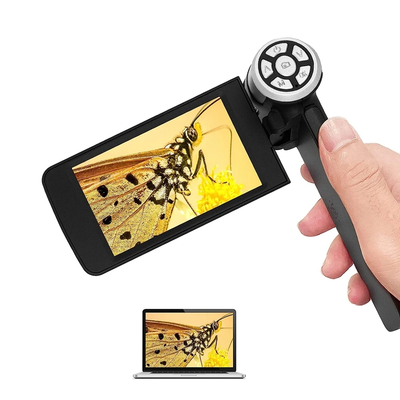 Pocket Microscope Portable Microscope With 4 Inch Screen Electronic FHD Video Microscope, Supports Windows PC
Pocket Microscope Portable Microscope With 4 Inch Screen Electronic FHD Video Microscope, Supports Windows PC