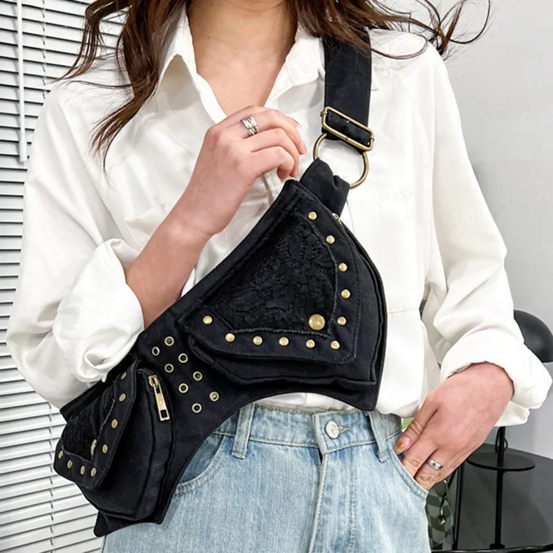 Designer Women Fanny Pack Vintage Hip Bag Bohemian Style Solid Waist Bag Pockets Cotton Leg Bags Bum Bag Bolsas De Mujer Borse 
Designer Women Fanny Pack Vintage Hip Bag Bohemian Style Solid Waist Bag Pockets Cotton Leg Bags Bum Bag Bolsas De Mujer Borse