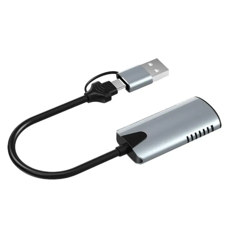 Карта видеозахвата USB HD MI-совместимая, устройство захвата видео и видеоигр, запись для прямой трансляции, демонстрация видео, отслеживание экрана
Карта видеозахвата USB HD MI-совместимая, устройство захвата видео и видеоигр, запись для прямой трансляции, демонстрация видео, отслеживание экрана