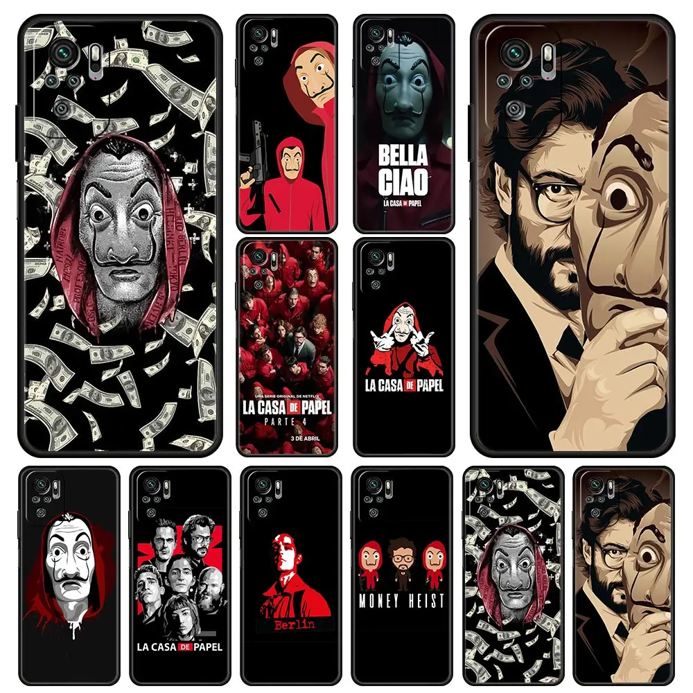 Cover Case for Xiaomi 11T 12 12Pro 12X Redmi 7 8 9 10 7A 8A 9A 10A 9C 10C K40 K50 Pro Plus Shell Money Heist House Paper 
Cover Case for Xiaomi 11T 12 12Pro 12X Redmi 7 8 9 10 7A 8A 9A 10A 9C 10C K40 K50 Pro Plus Shell Money Heist House Paper