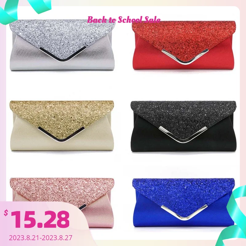 Fashion Glitter Clutch Purse Metal Chain Crossbody And Shoulder Bags Satin Silk Evening Bag For Wedding And Party
Fashion Glitter Clutch Purse Metal Chain Crossbody And Shoulder Bags Satin Silk Evening Bag For Wedding And Party