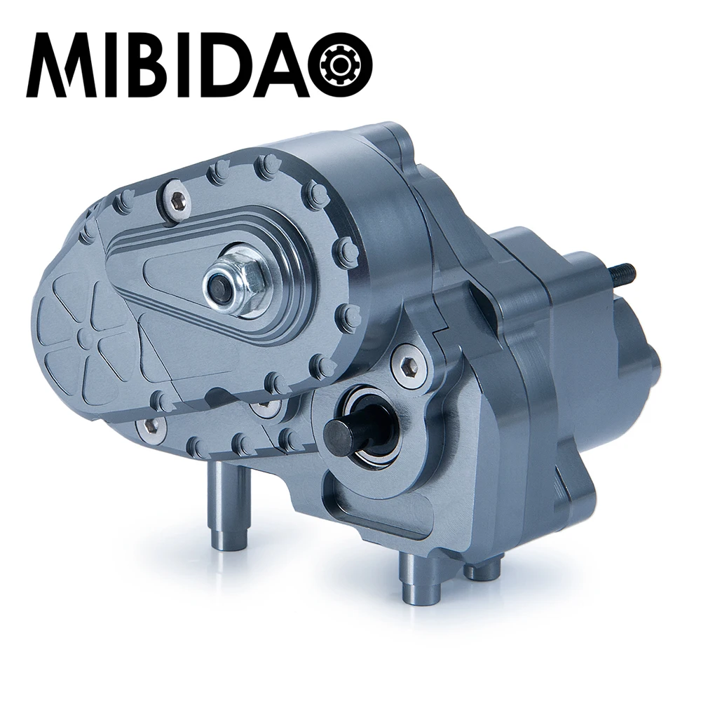 

Mibidao Complete Metal Gearbox Transmission Box with Gear for Axial SCX10 AXI03004(Capra) 1/10 RC Crawler Car Upgrade Parts