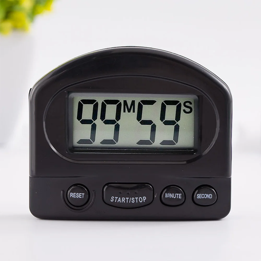 

Home Count Down Kitchen Timer Chef Mini Digital Display Screen Tool Minutes Cooking Seconds Accessory 4 button