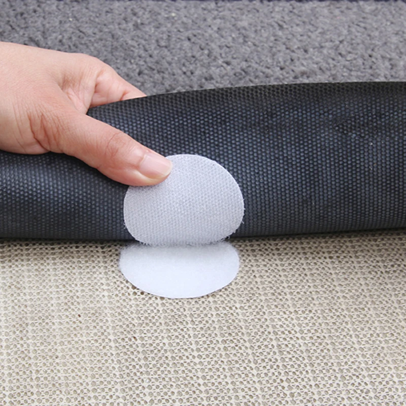 6/8 Pairs Adhesive Hook Loop Tape Strong Self Adhesive Fastener Dots Stickers for Bed Sheet Sofa Mat Carpet Anti Slip Mat Pads
6/8 Pairs Adhesive Hook Loop Tape Strong Self Adhesive Fastener Dots Stickers for Bed Sheet Sofa Mat Carpet Anti Slip Mat Pads