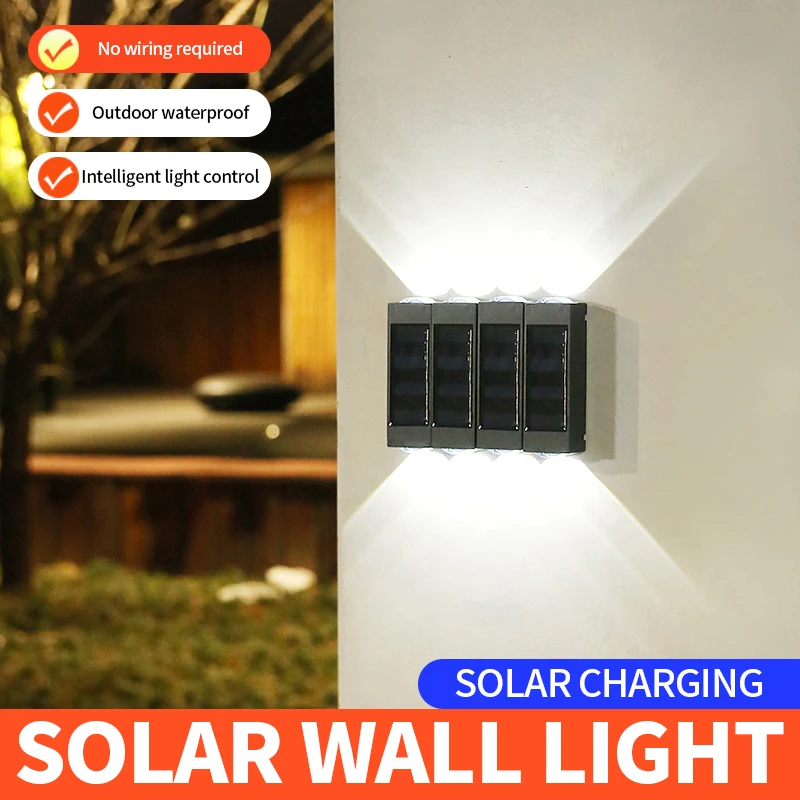 White Light Courtyard Wall Lamps Anti-corrosion Solar Wall Light Garden Decoration Street Landscape Lighting Lamp Pvc 600mah
White Light Courtyard Wall Lamps Anti-corrosion Solar Wall Light Garden Decoration Street Landscape Lighting Lamp Pvc 600mah