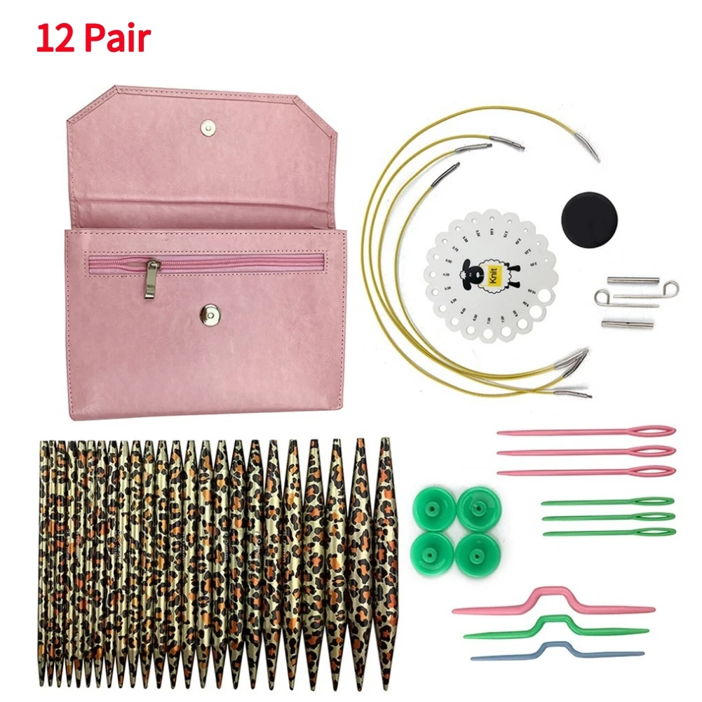 12 Pair Household Aluminum Knitting Needles Crochet Needles with Case for Any Crochet Patterns Weaving Craft Knitting Accessorie
12 Pair Household Aluminum Knitting Needles Crochet Needles with Case for Any Crochet Patterns Weaving Craft Knitting Accessorie