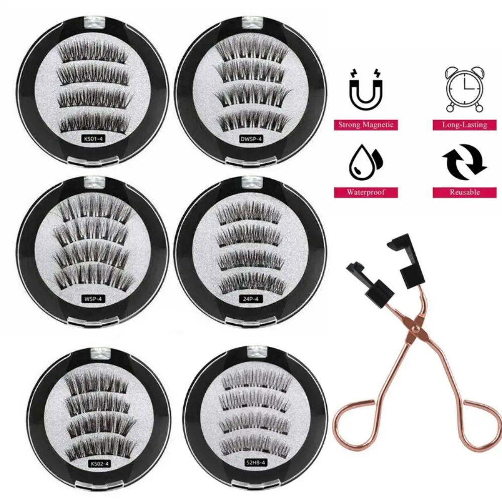 4 Magnets Lashes Magnet Upper Eyelashes Easy to Use Lashes Extension False Eyelashes Magnetic Eyelashes with Applicator/Clip
4 Magnets Lashes Magnet Upper Eyelashes Easy to Use Lashes Extension False Eyelashes Magnetic Eyelashes with Applicator/Clip