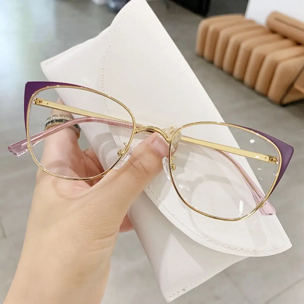 New Cat Eye Anti-blue Light Glasses Women Men Metal Spring Leg Eyeglass Frame Optical Computer Glasses Wholesale
New Cat Eye Anti-blue Light Glasses Women Men Metal Spring Leg Eyeglass Frame Optical Computer Glasses Wholesale