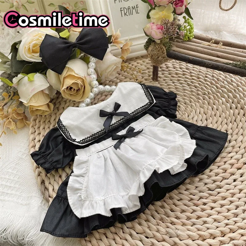 

Available For Kpop Star Plush 20cm Doll Custom Made Maid Skirt Clothing Clothes Party Dress Cosplay Dress Up XM