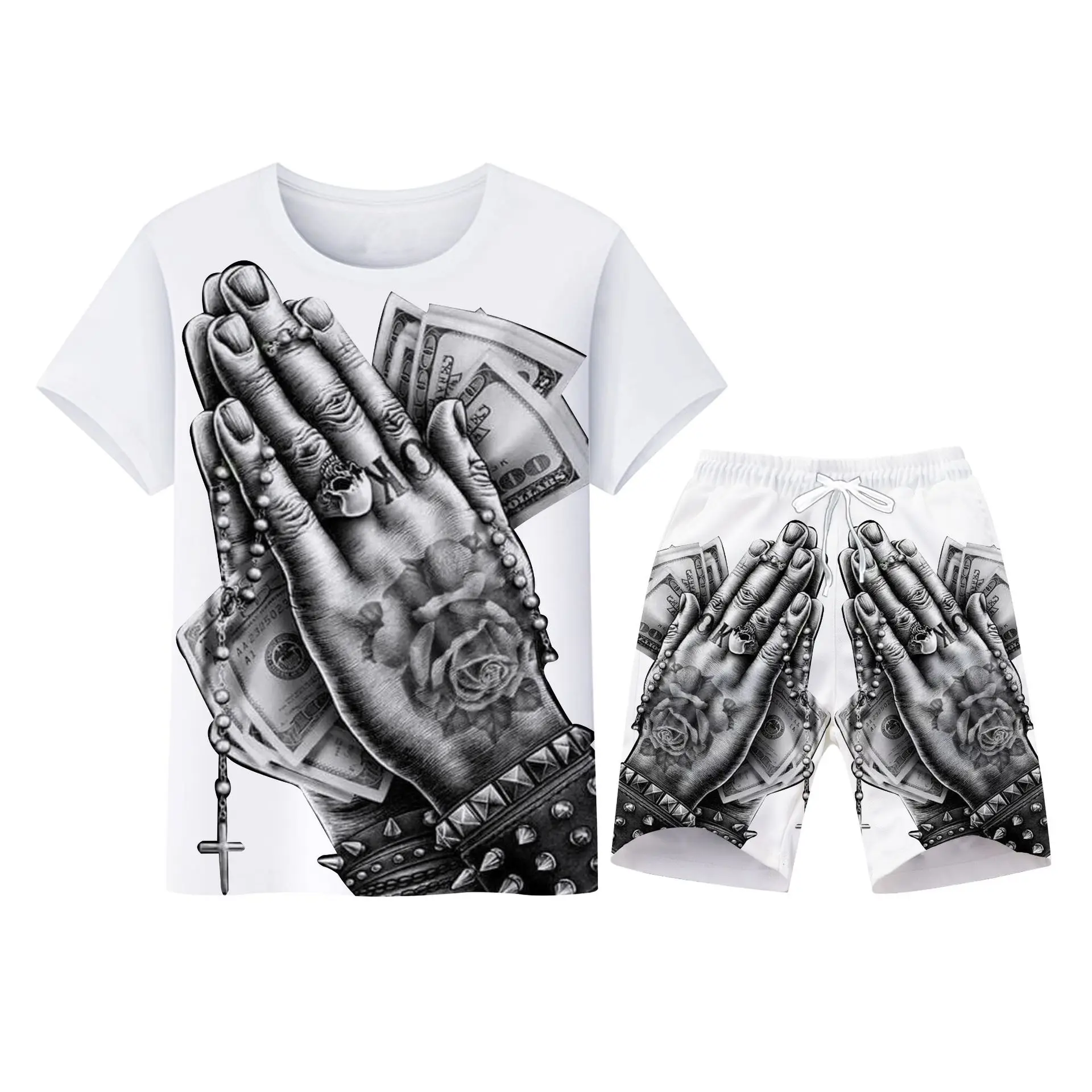 Summer Men's 3D Printed Fashion Vintage Skull Short Sleeve T Shirt 2 Piece Oversized T Shirt Set Sportswear Activewear
Summer Men's 3D Printed Fashion Vintage Skull Short Sleeve T Shirt 2 Piece Oversized T Shirt Set Sportswear Activewear