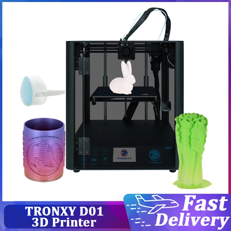 TRONXY D01 3D Printer with Acrylic Mask Silent Mainboard Linear Guide Rail Core XY Structure 220*220*220mm Resume Printing DIY
TRONXY D01 3D Printer with Acrylic Mask Silent Mainboard Linear Guide Rail Core XY Structure 220*220*220mm Resume Printing DIY