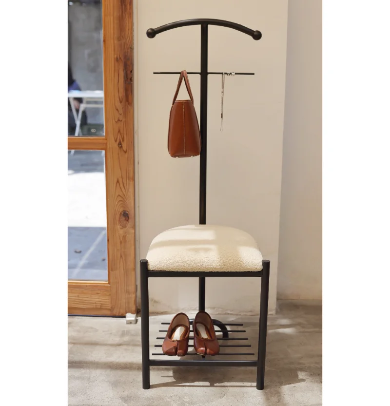 Coat and Hat Rack Very Simple Small Sheep Shoe Stool Entry Door In Northern Europe Medieval Art Design Modern
Coat and Hat Rack Very Simple Small Sheep Shoe Stool Entry Door In Northern Europe Medieval Art Design Modern