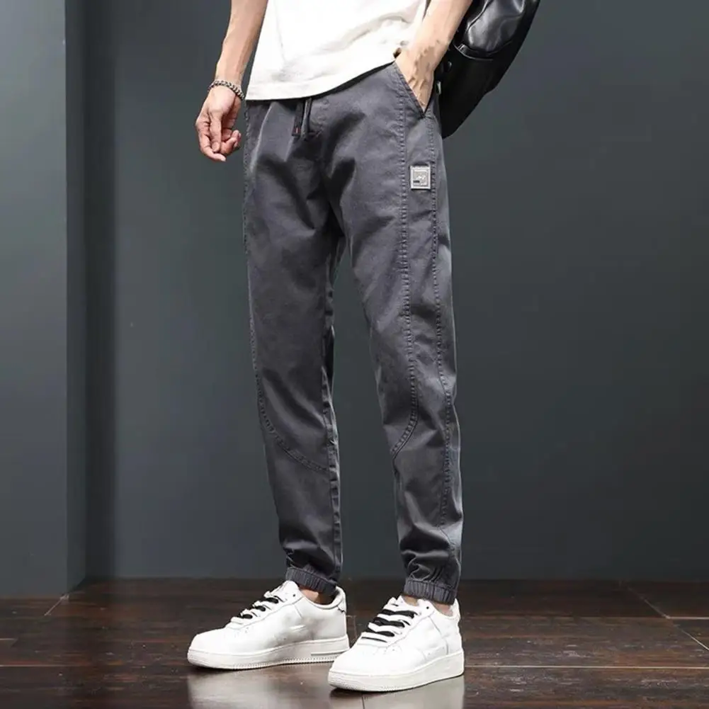 Men Cargo Pants Ankle-banded Elastic Waist Men Harem Pants Loose Drawstring Men Jeans Solid Color Denim Pockets Harem Jeans
Men Cargo Pants Ankle-banded Elastic Waist Men Harem Pants Loose Drawstring Men Jeans Solid Color Denim Pockets Harem Jeans