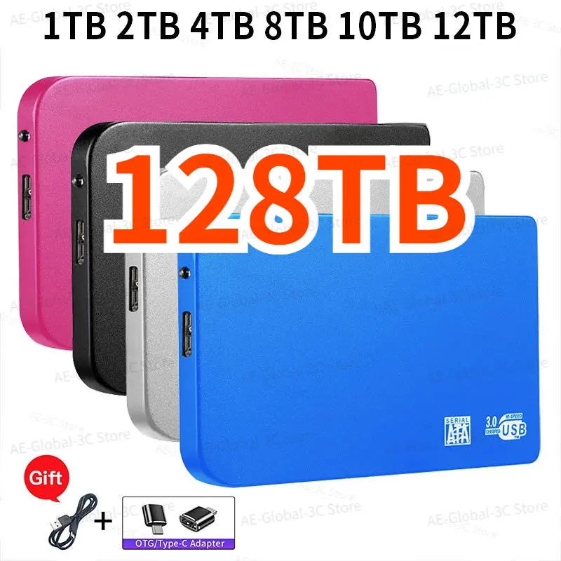 128TB Portable Ssd 4TB Big storage External Solid State Disk Type-C Compatible for Notebook/PC Desktop External disco duro
128TB Portable Ssd 4TB Big storage External Solid State Disk Type-C Compatible for Notebook/PC Desktop External disco duro
