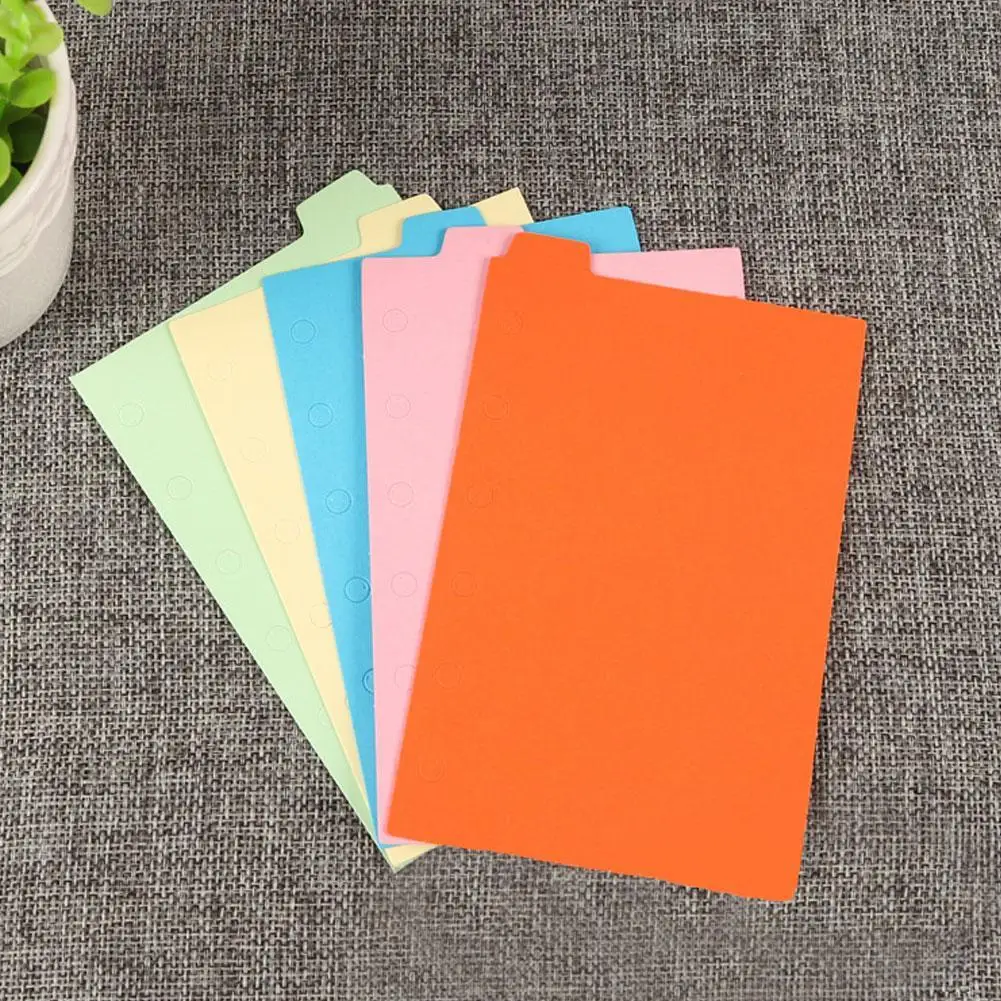 File Dividers A4 Paper Pagination Colour Cards For Binders Folder For Loose-leaf Notebook Scrapbook Stationery Bookmark School
File Dividers A4 Paper Pagination Colour Cards For Binders Folder For Loose-leaf Notebook Scrapbook Stationery Bookmark School