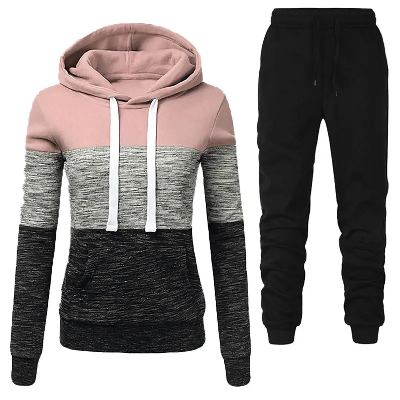 New Sweater Suit Women's Long Sleeve Hooded Jacket Women's Top Casual Colorblock Pullover Hoodie
New Sweater Suit Women's Long Sleeve Hooded Jacket Women's Top Casual Colorblock Pullover Hoodie